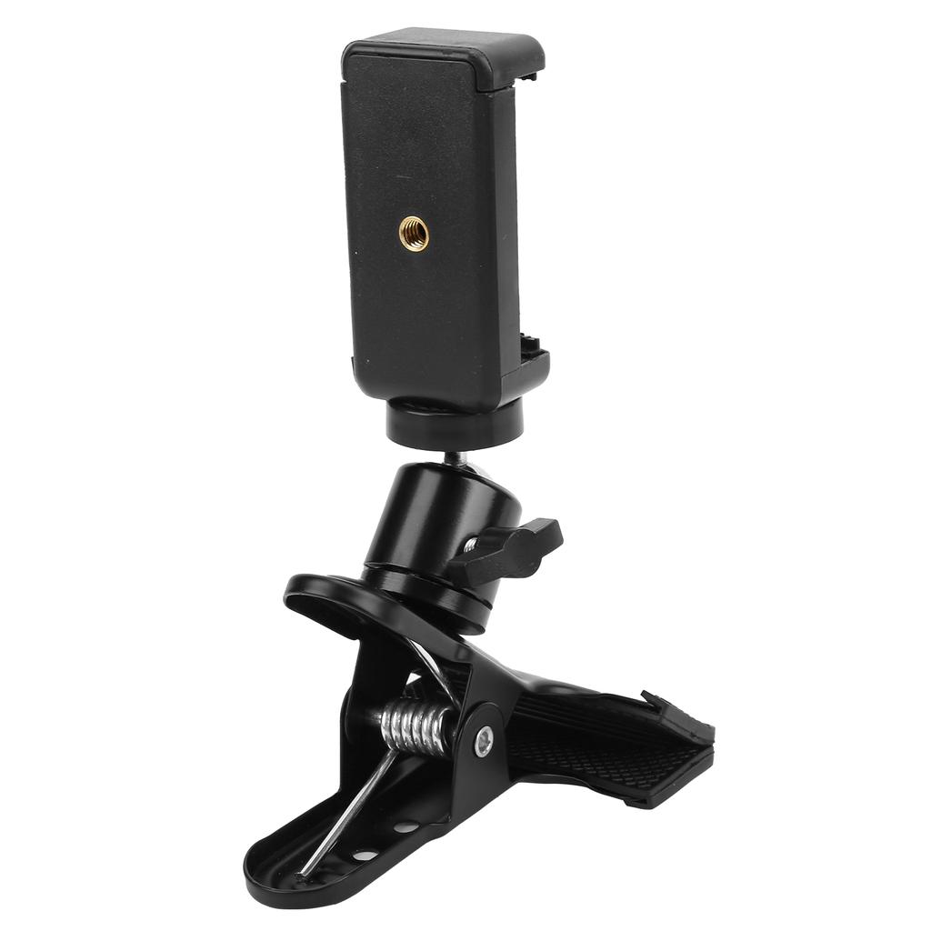 Metal Guitar Bass Phone Holder Live Broadcast Bracket Ukulele Headstock Phone Clip