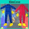 Çocuklar Huggy Wuggy Poppy Playtime Cosplay Kostümü Tulum Tulum Maske Eldivenler Üniseks İçin