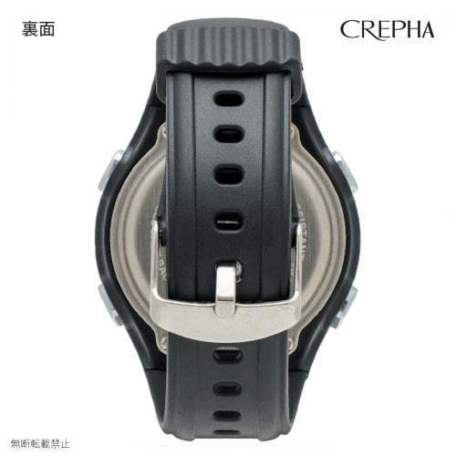 Klefer Men's Digital Watch, Radio-Controlled, Urethane Strap, Black, TE-D254-BK