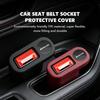 For AMG Car Seat Belt Buckle Anchor Socket Anti-collision Protect Cover Mercedes Benz CITAN VITO SPRINTER CLS SLK W202 W203 W204