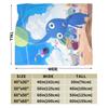 Blue Pikmin Super Warm Blanket  Students Plush Throw Blanket Fluffy Couch Chair Flannel Bedspread Sofa Bed Cover