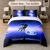 Custom Bedding Set SC Freiburg FC Pattern, Print Name Text 1 Duvet Cover Plus 2 Pillowcases Home Textile