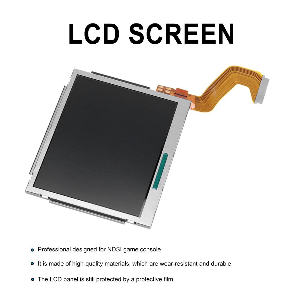 Top LCD Display Screen Lightweight LCD Upper Screen Easy Installation Controller LCD Screen Replacement Parts for NDSI