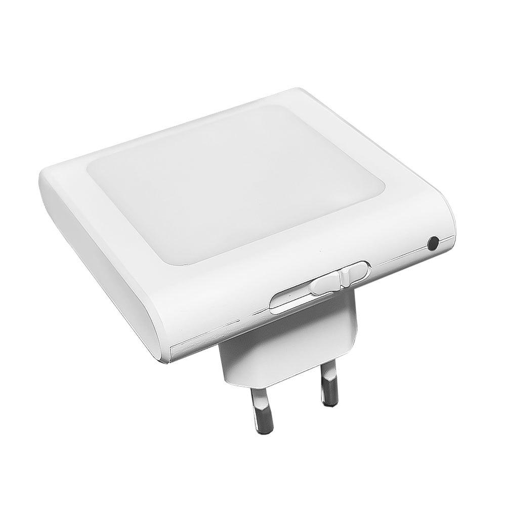 

Light-Controlled LED Night Light, Auto-ON at Night, Warm White, Energy-Saving, Plug-in 1-pack: Euro Plug [220~240V]