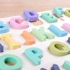 Toddlers Wooden Number And Letter Puzzle Montessori Toy Abc Alphabet Number Shape Matching Board Game Educational Toy For Kids