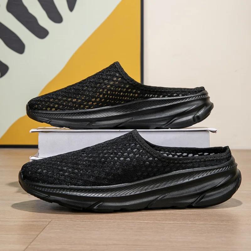 MAEDEF Shoes for Women Men's Half Slippers Breathable Lightweight Comfortable Outdoor Slides Shoes Summer Man Sandals Women Shoe