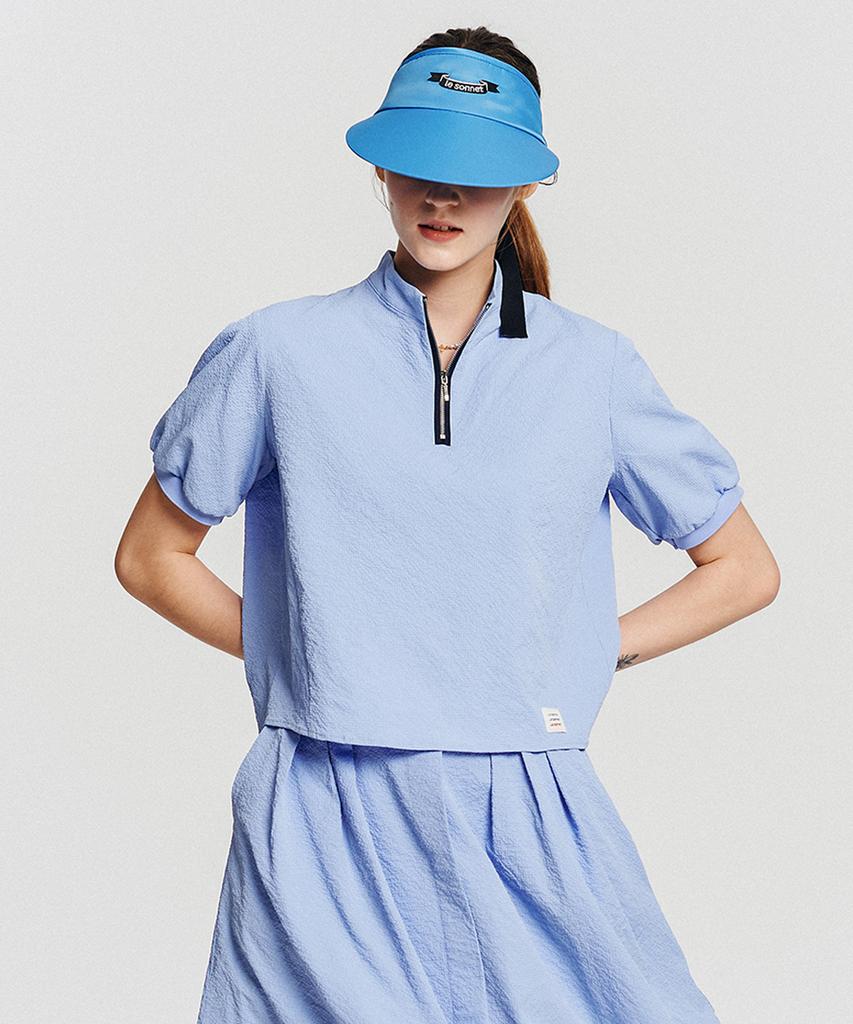 LESONNET Ribbon Sun Visor Blue