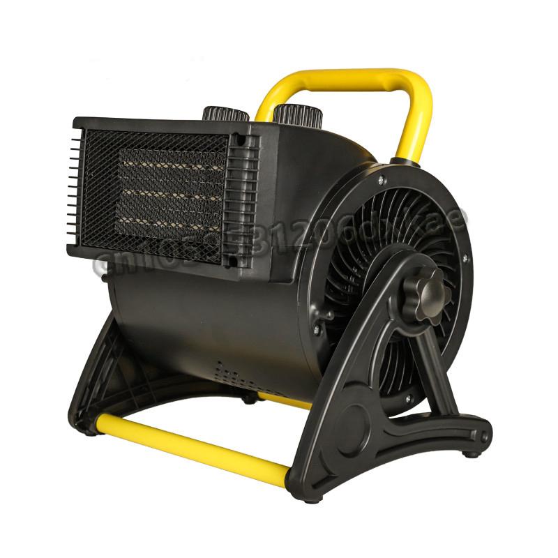 

220V Heater Industrial Heater Hot Air Fan Electric Heater Bathroom High-power Cooling And Heating Living Room Commercial Office чорний