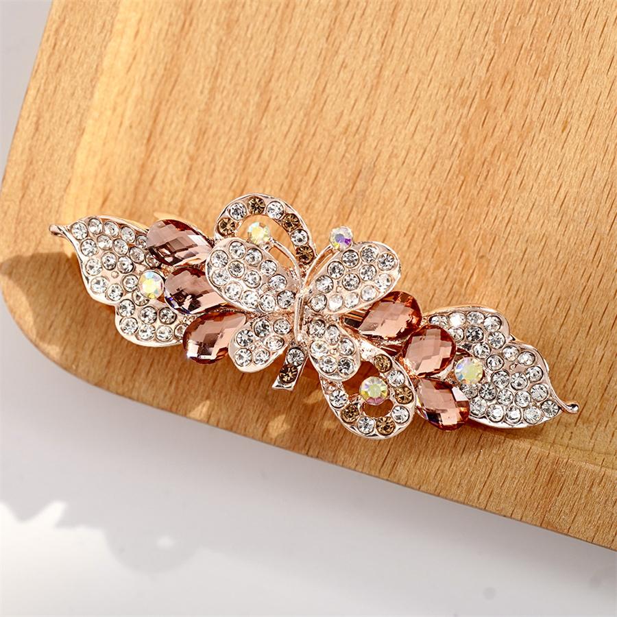 Korean style fashion ladies spring clip small butterfly alloy hair clip hair accessories fresh and elegant versatile accessories