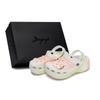 Crocs Classic Platform Clog 811 Ikumi Hanakage Special Shoe Box Tulip Detachable Accessories Clogs Women White Pink Green