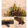 Festival Candle Light Holder for Christmas Decoration Elegant Finish, Double Power Option for Festival Home Holiday