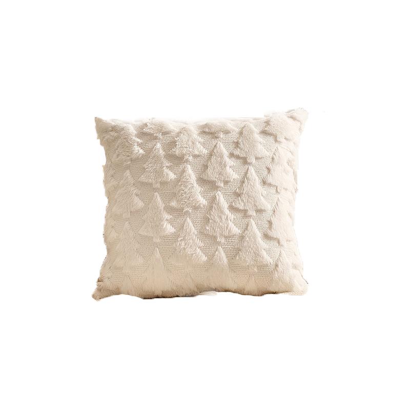 Christmas Pillowcase Plush Luxurious Decorative Throw Pillow Cover For Sofa Living Room Car Interior Pillow Cover Artificial Fur