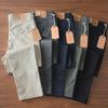 Summer Retro Thin Micro Elasticity Casual Pants Men's Simple Slim Business Straight Trousers