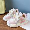 Girls' Cute Cartoon Sports Shoes with Soft Soles and Super Cute Casual Shoes for Children with Thick Soles
