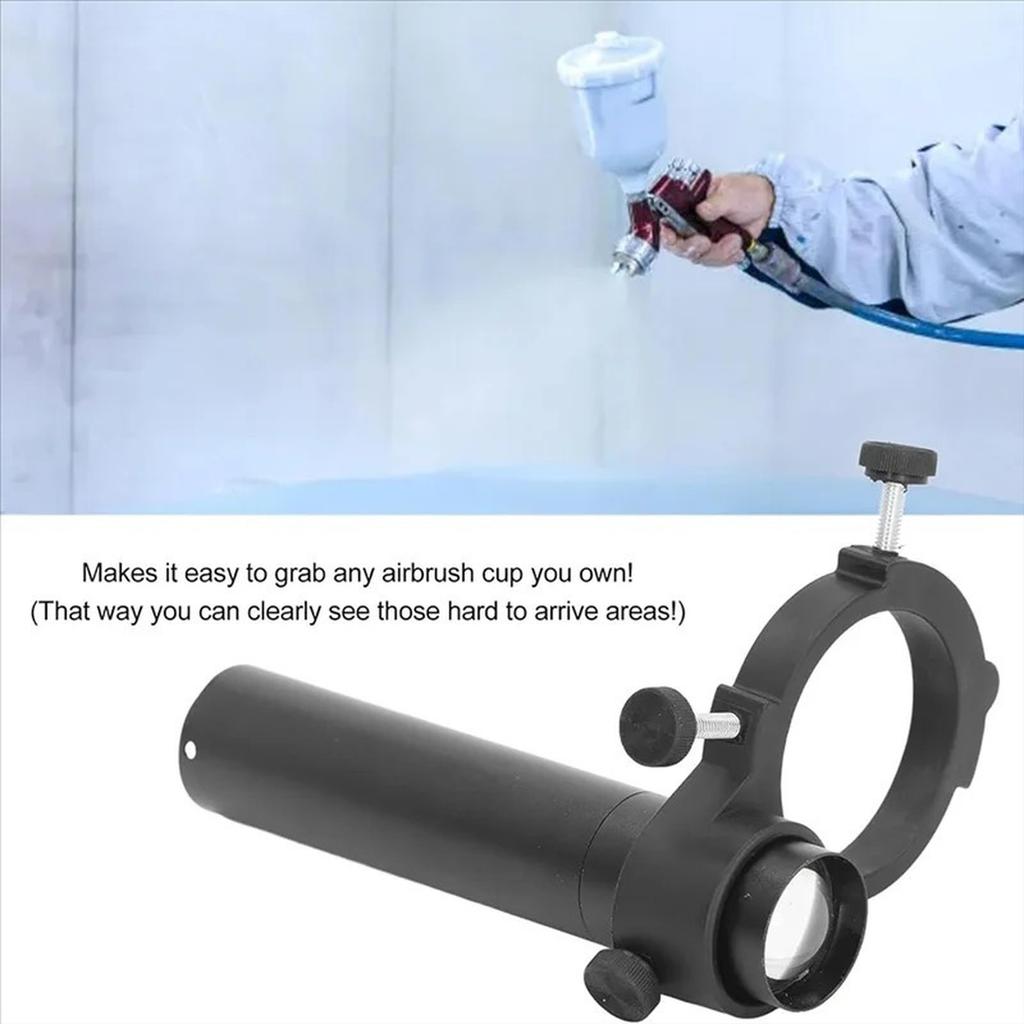 1PCS Automotive Sheet Metal Spray Gun Professional Portable Paint Sprayer with Fill Light Auxiliary Lighting for Car Repair