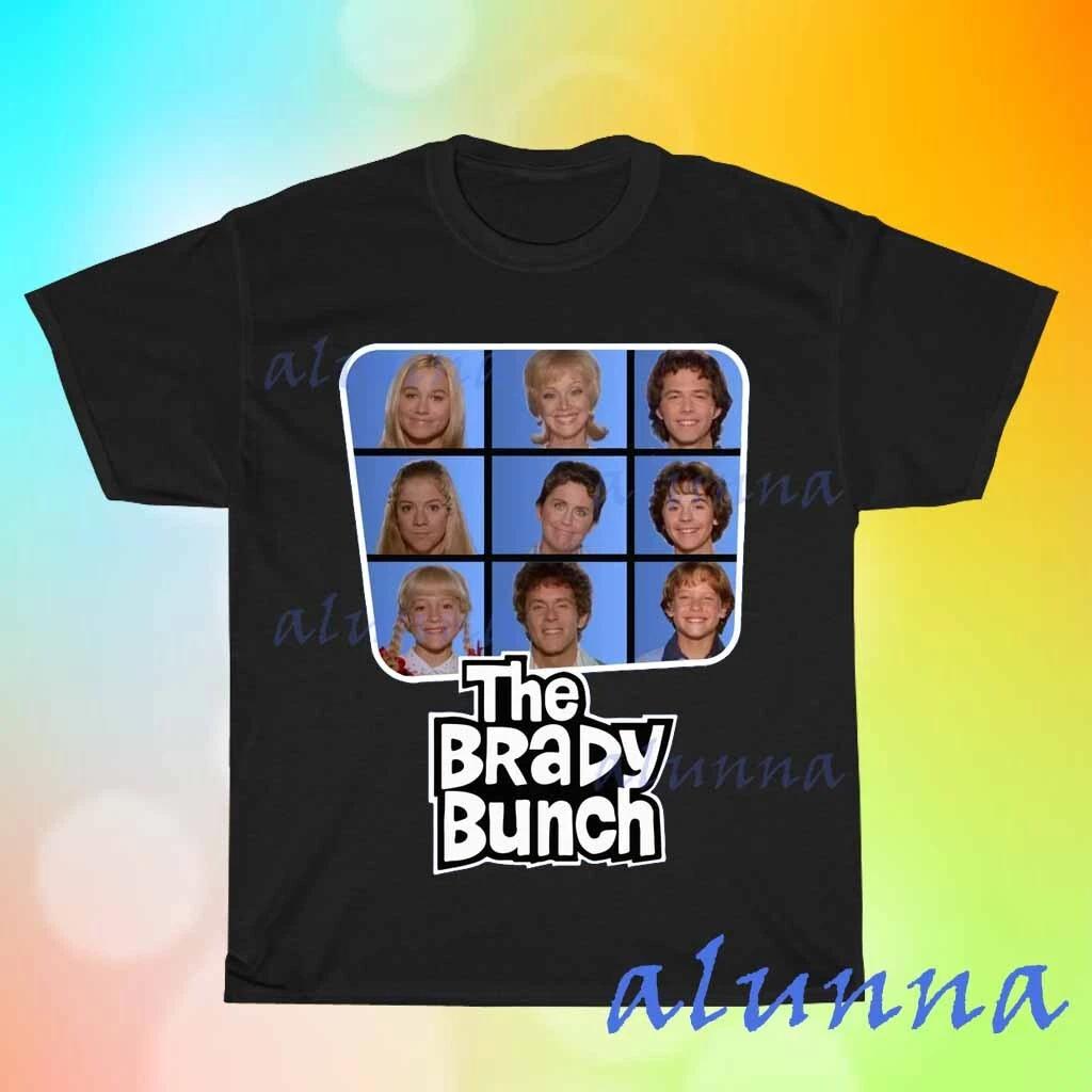 Новая футболка для мужчин Черная The Brady Bunch ТВ-шоу Смешная Размеры от S до 5XL M