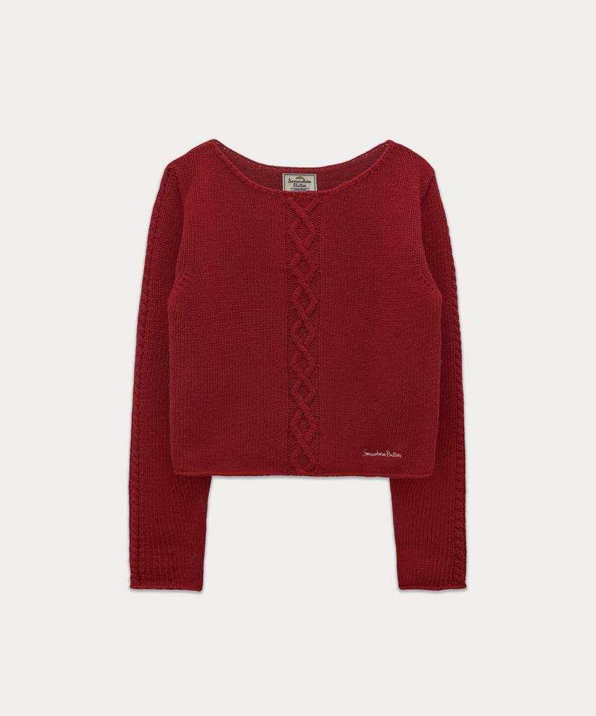 Sseomweeobeoteo Poy Wool Knit - Red