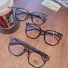 Vintage Oversized Myopia Glasses Women Men Ladies Fashion Anti-blue Near Sight Eyewear Optical Spectacle Eyeglasses 0 To-4.0