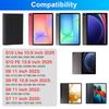 Keyboard Case for Samsung Galaxy Tab S10 Lite / S10 FE / S9 FE / S9 / S8 / S7 10.9-inch/11-inch Tablet Case with Pencil Holder
