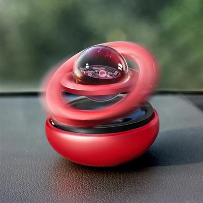 Auto Dekoration Magnetische Levitation Auto Lufterfrischer Doppel Ring Suspension Solar Auto Parfüm Solar Galaxy Rotierenden Ornamente