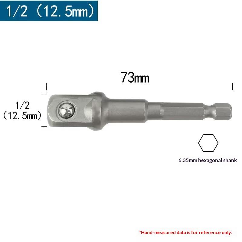 

1/2 Inch Scissor Jack Adapter Carbon Steel Adapter Wrench Tool Automotive Jack Drill Adapters For Impact Drills Socket Connector