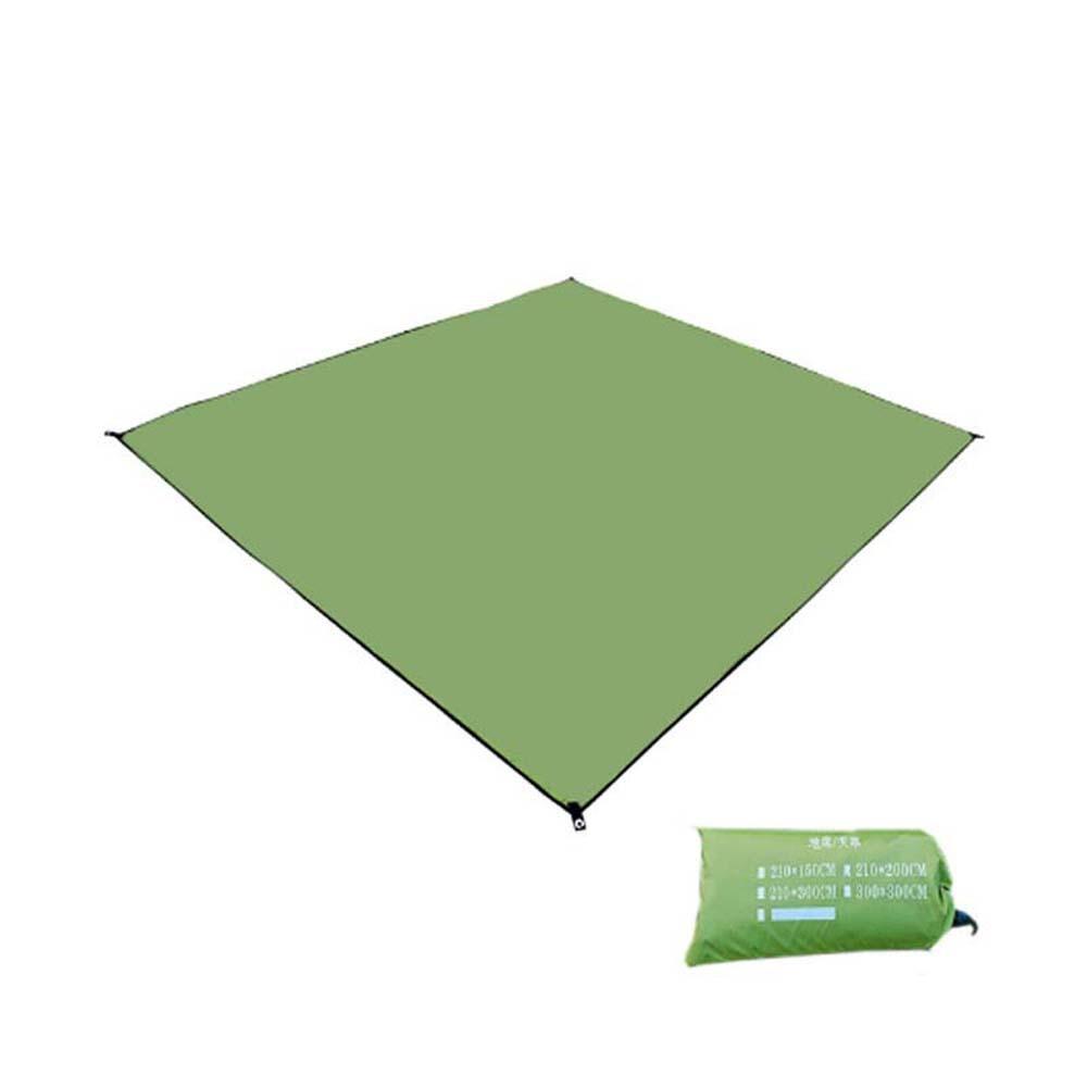 

Oxford Cloth Camping Floor Tarp Waterproof Tent Ground Cloth Portable Pocket Picnic Mat Grassland 210x150cm зелёный