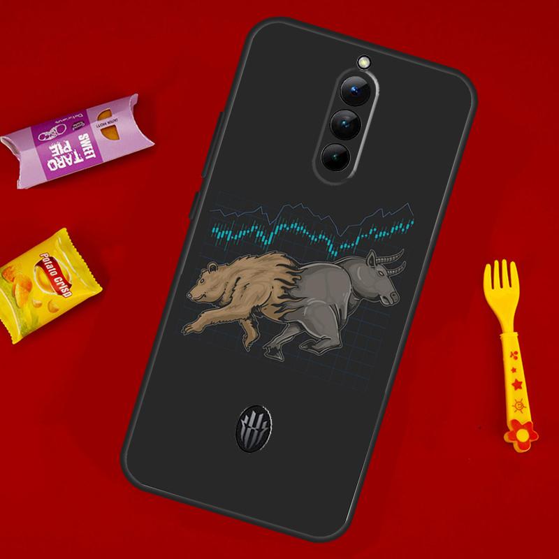 Trade Investment Forex Stock market Phone Case For ZTE Nubia Red Magic 10 Air 6 7 6S 7S 8S 9S 10S Pro 8 9 10 11 Pro Plus Cover