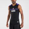 DECATHLON x NBA Los Angeles Lakers Basketball Jerseys Men's Black/Violet