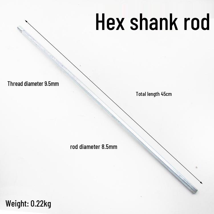 Electric Impact Drill with Hammer & Aircraft Modes, Putty Powder Mixing Rod & Impeller Head Attachment