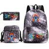 Interstellar Baby Stitch Three-Piece School Bag Cartoon Peripheral Printed Polyester Backpack Student School Bag Leisure Bag