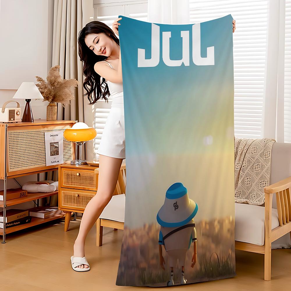

J-JuL Cest Pas Des Lol Microfiber Beach Towel Absorbent Quick Dry Soft Yoga Swimming Resort Mountain Climbing Towel W30*H60(CM)
