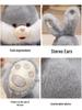 Cute Long-Eared White Rabbit Plush Toy - Children's Soothing Companion Doll