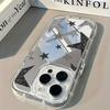 Shining Star Pattern Back Mirror Phone Case For iPhone 17 Pro Max 11 12 13 14 15 16 7 8 Plus Air X XR XS Shockproof Soft Cover