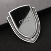 Metal Car Fender Body Emblem Shield Decoration Stickers For J5 A4 A4L A5 A6 A7 A8 A8L TT Q1 Q2 Q3 Q4 Q5 Q6 Q7 Q8 B2 B3 B4 B5 W2