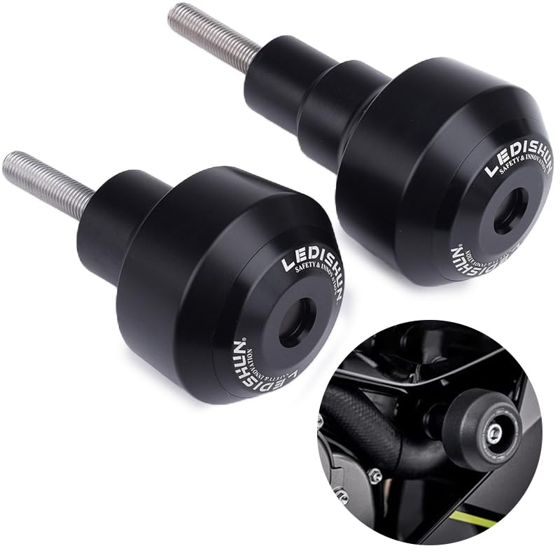 LEDISHUN Motorcycle Kawasaki Ninja ZX10R 2011-2023 Frame Slider Engine Slider (Black)