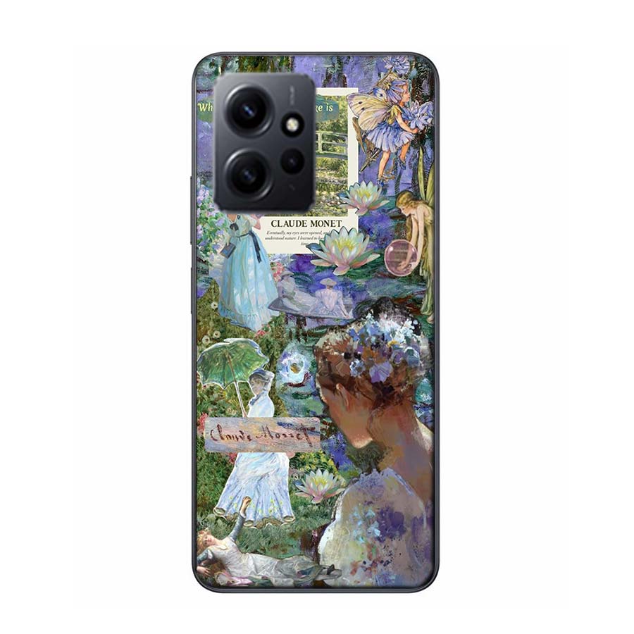

Claude Monet Art Phone Case For Redmi 12 13C 12C 15C 9 10 10C Note 13 Pro Plus 14 15 Pro 9T 9C 9A TPU Soft Cover Clear Cell Case Redmi Note 14 Pro 5G