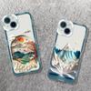 Printing Landscape Creative Mountain Phone Case For iPhone 16 15 14 13 12 11 Pro Max XS X XR 7 8 SE Soft Cover