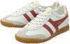 Gola Classics Men's Torpedo Leather Trainers White/deep Red/sapphire