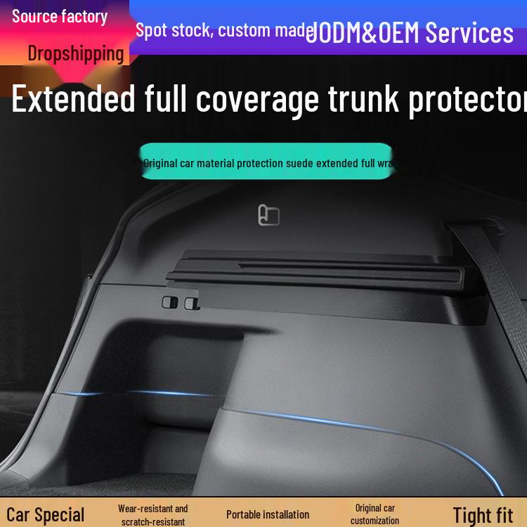 Tesla Model Y Suede Trunk Side Panel Pad