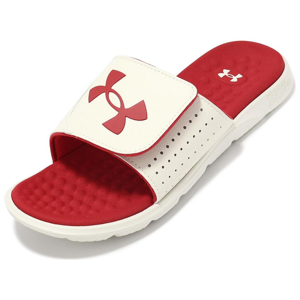 Under Armour Ignite Pro Slide Summit White Inferno Red Men Sneakers 3026023-106