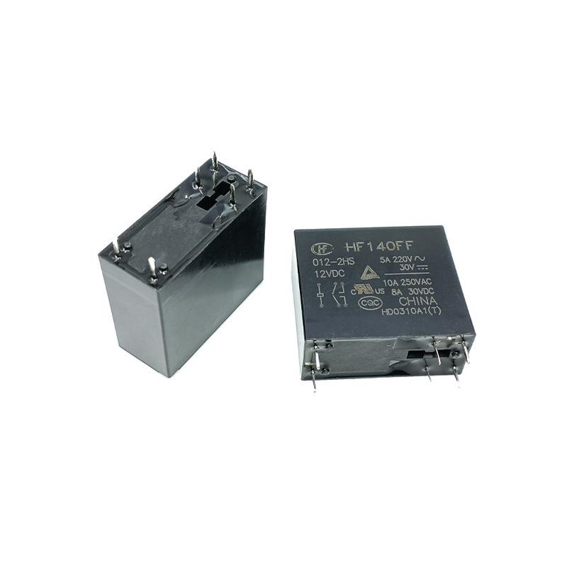New Genuine Hongfa Relay HF140FF: 12V/24V, 6-Pin, 10A, Dual NO Configuration
