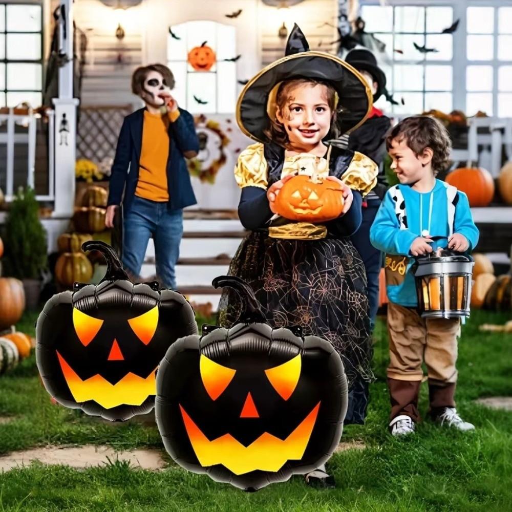 Skulls Halloween Balloons Black Pumpkin Pumpkin Head Balloons Pumpkin Balloons Outdoor