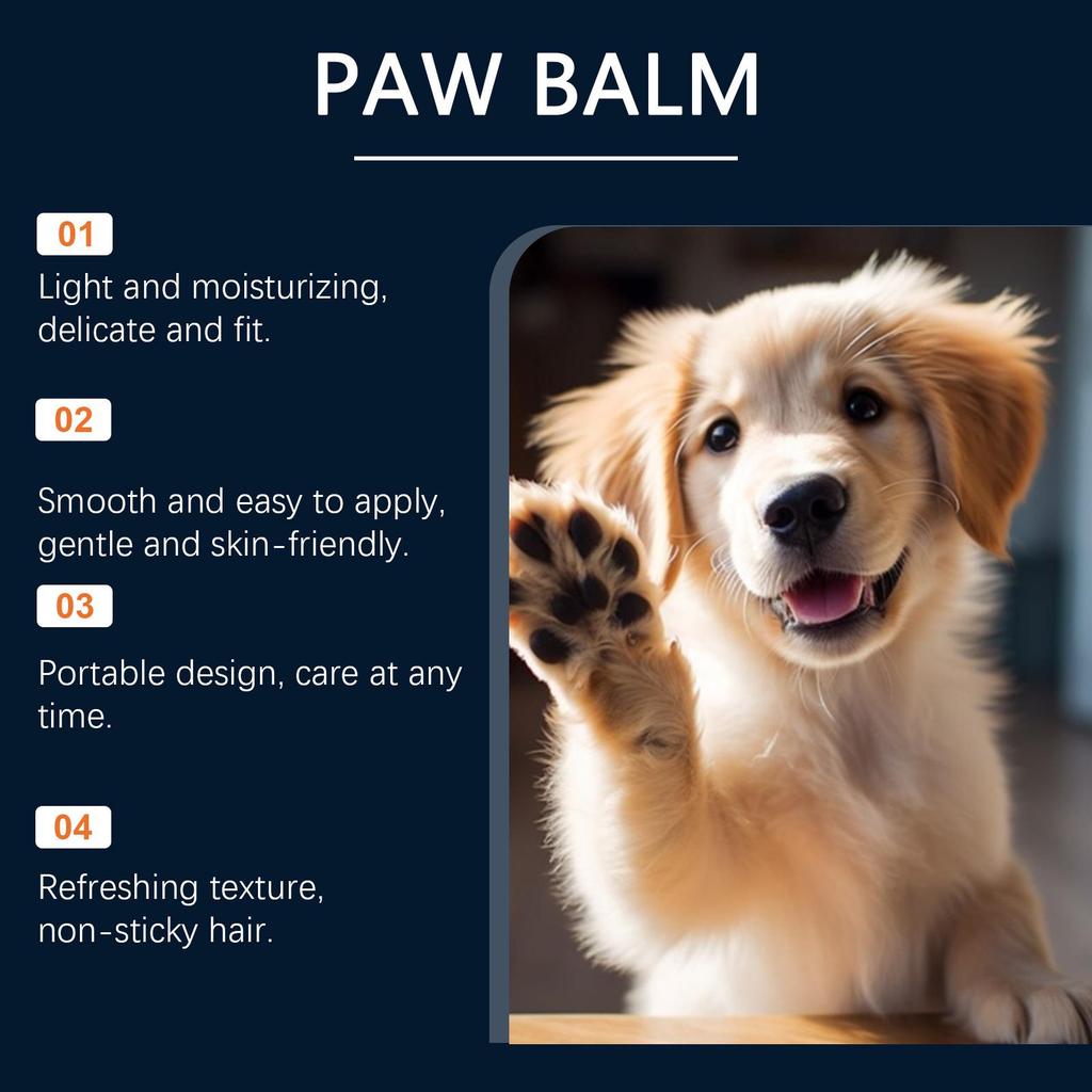 YEGBONG Pet Paw Moisturizing Balm Stick - Gentle Care for Dry Pads