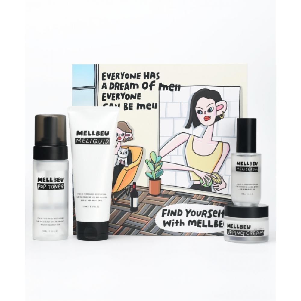 

Mellbeu Synergy Set Pop Toner X Mary Liquid X Up Cream X Mary Serum 4 Items Set NONE