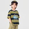 Boys' Summer Breathable Striped Short Sleeve T-Shirt