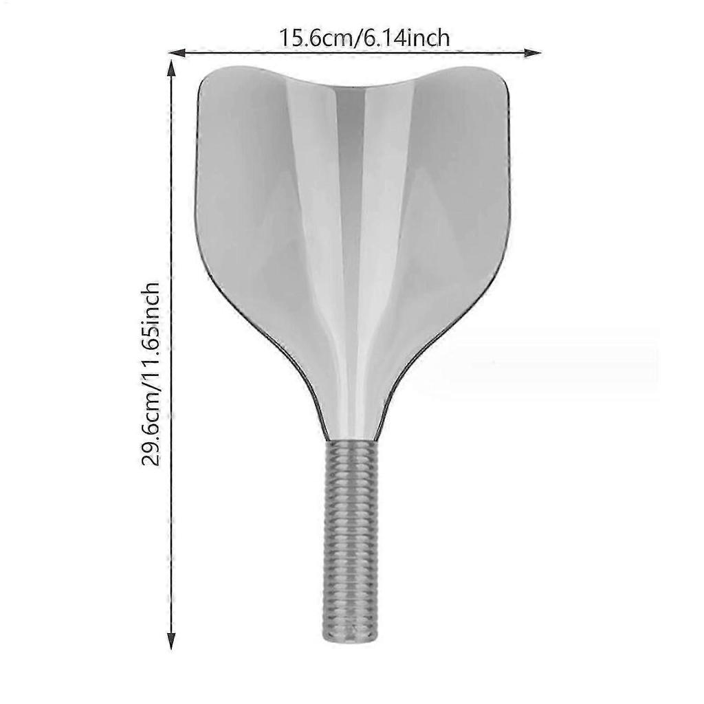 Hairspray Face Shield For Hairdressing Haircut Face Protector Barber Salon Shield With Handle Transparent Gray