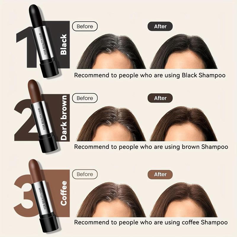 Quick-Apply Hair Color Pen Long Lasting Temporary & Mess-Free  Instantly Conceals Gray for All Hair Types Disposable and Gentle Hair Dye Pen