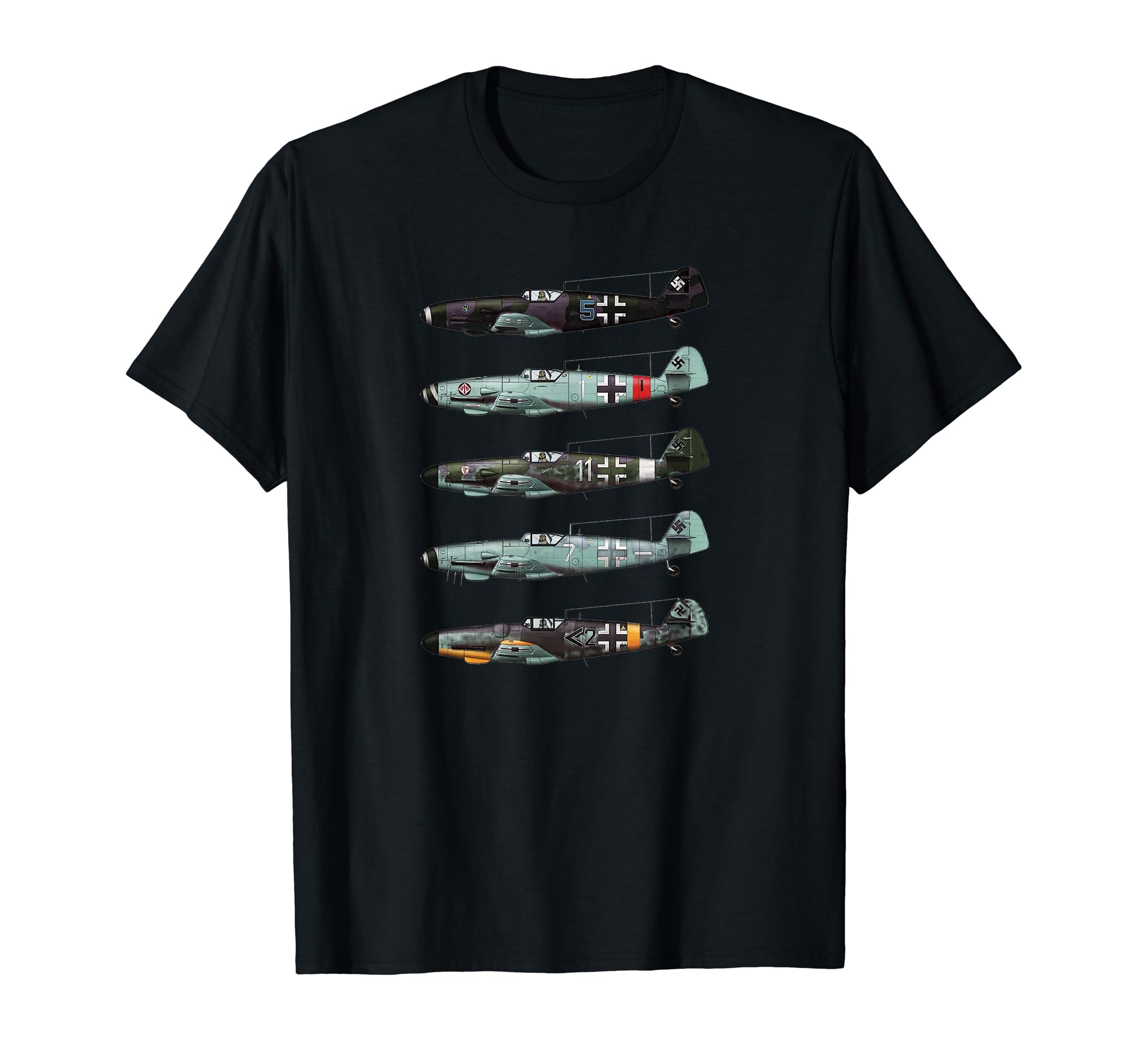 

Messerschmitt Bf109 German WW2 Fighter T-Shirt