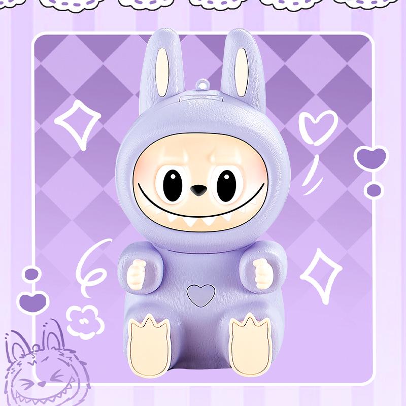 Popular Three-Speed Night Light Mini Neck Fan with Pull-out Flip Design for Outdoor Use