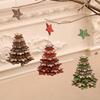 Christmas Decorations Wooden Bell Pendants Wind Chimes Pendants Christmas Tree Three-dimensional Small Pendants Christmas Gifts